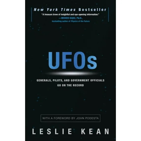 Cover of UFOs: Generals, Pilots, and Government Officials Go on the Record by Leslie Kean
